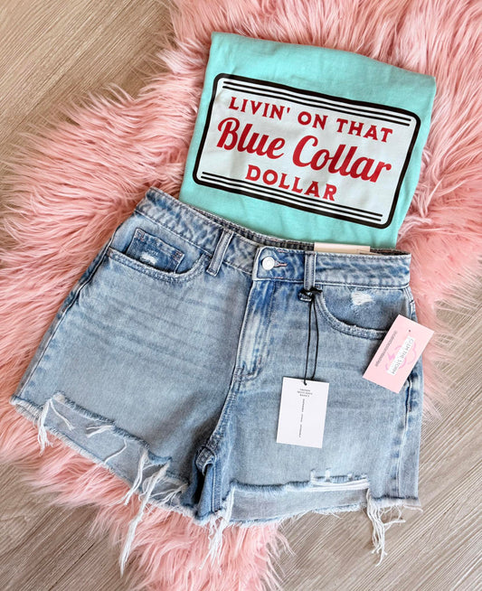 Blue Collar Dollar Graphic Tee