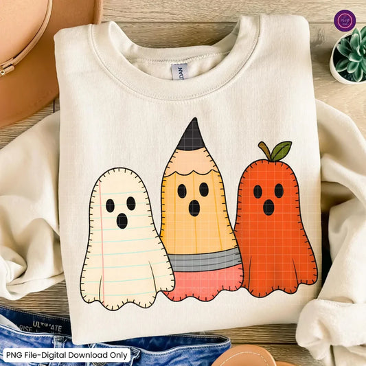 Teacher Ghost Supplies Tee or Crew