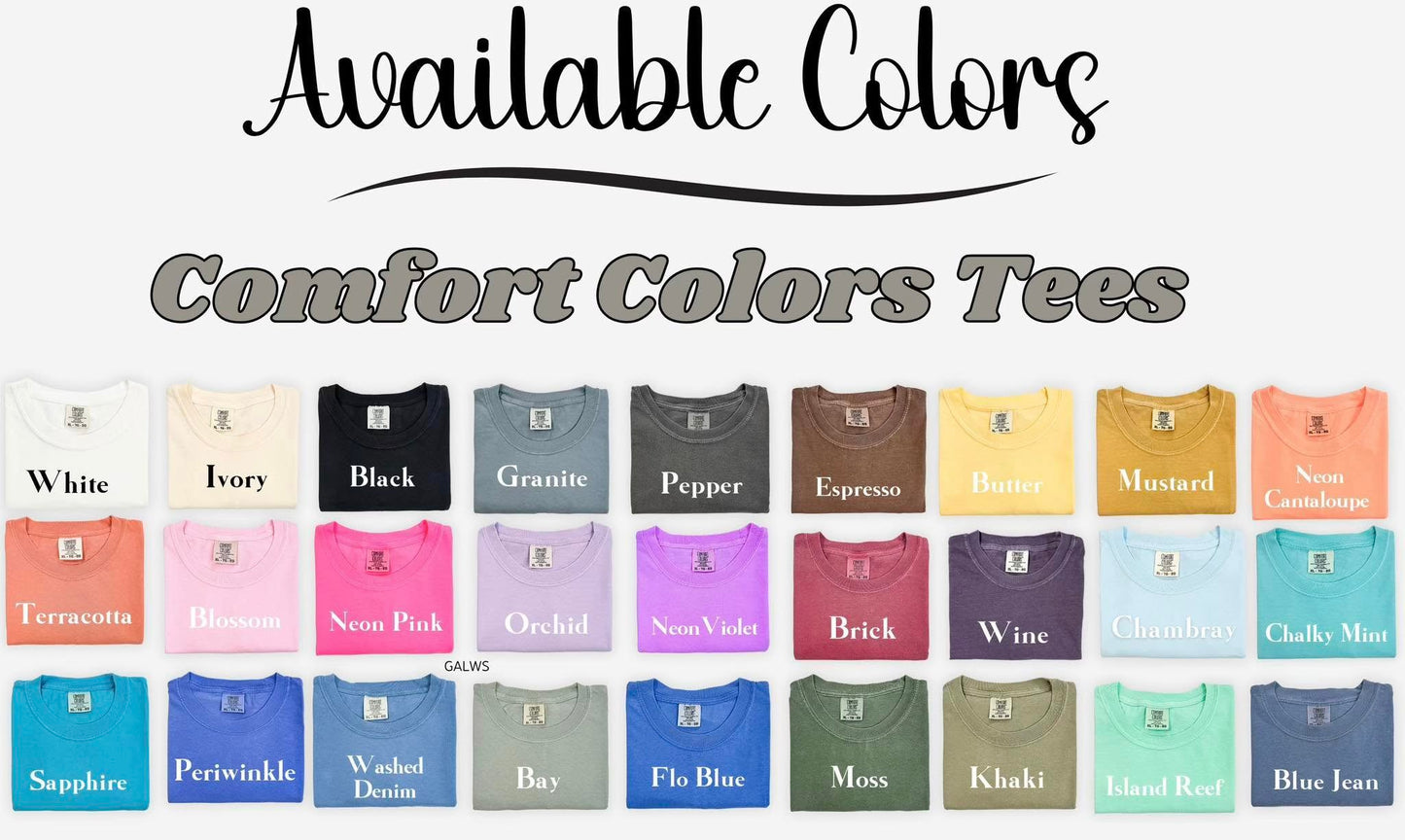 Faux Embroidery Jolly Tee or Crew