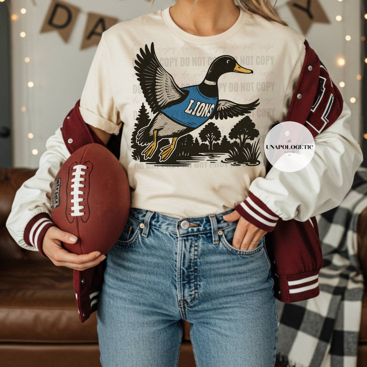 Football Mallard Tee or Crew