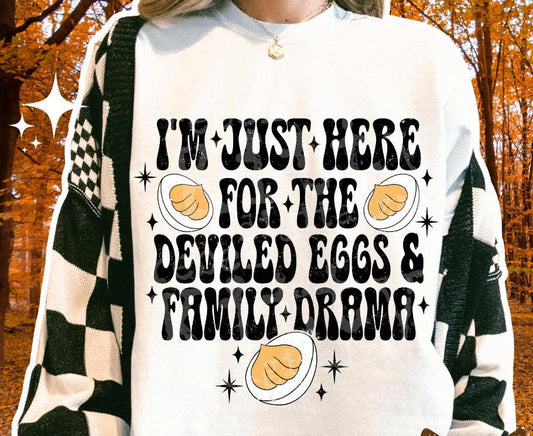 Deviled Eggs & Drama Tee or Crew