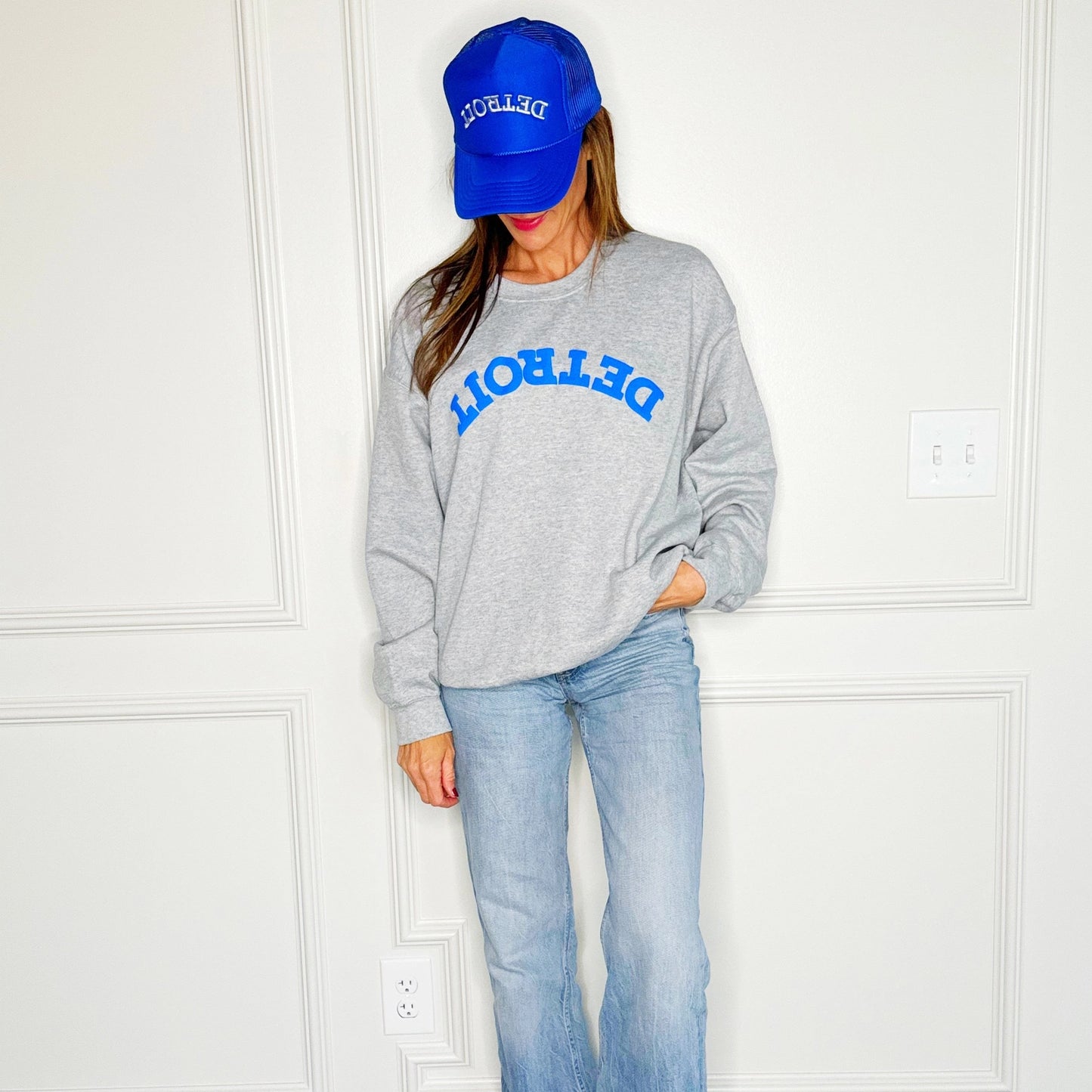 Puff Upside Down Detroit Sweatshirt
