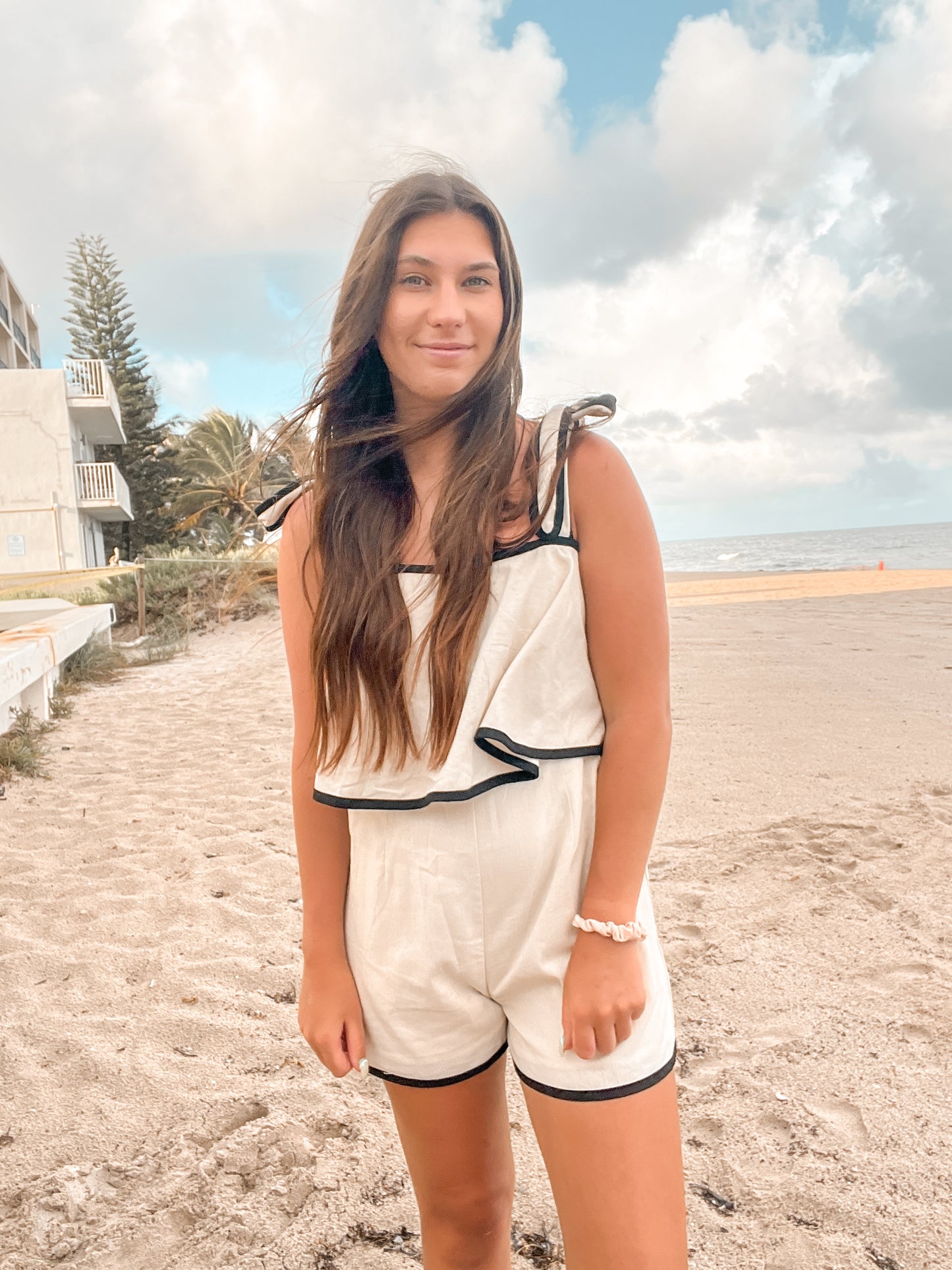 Summer Waves Romper
