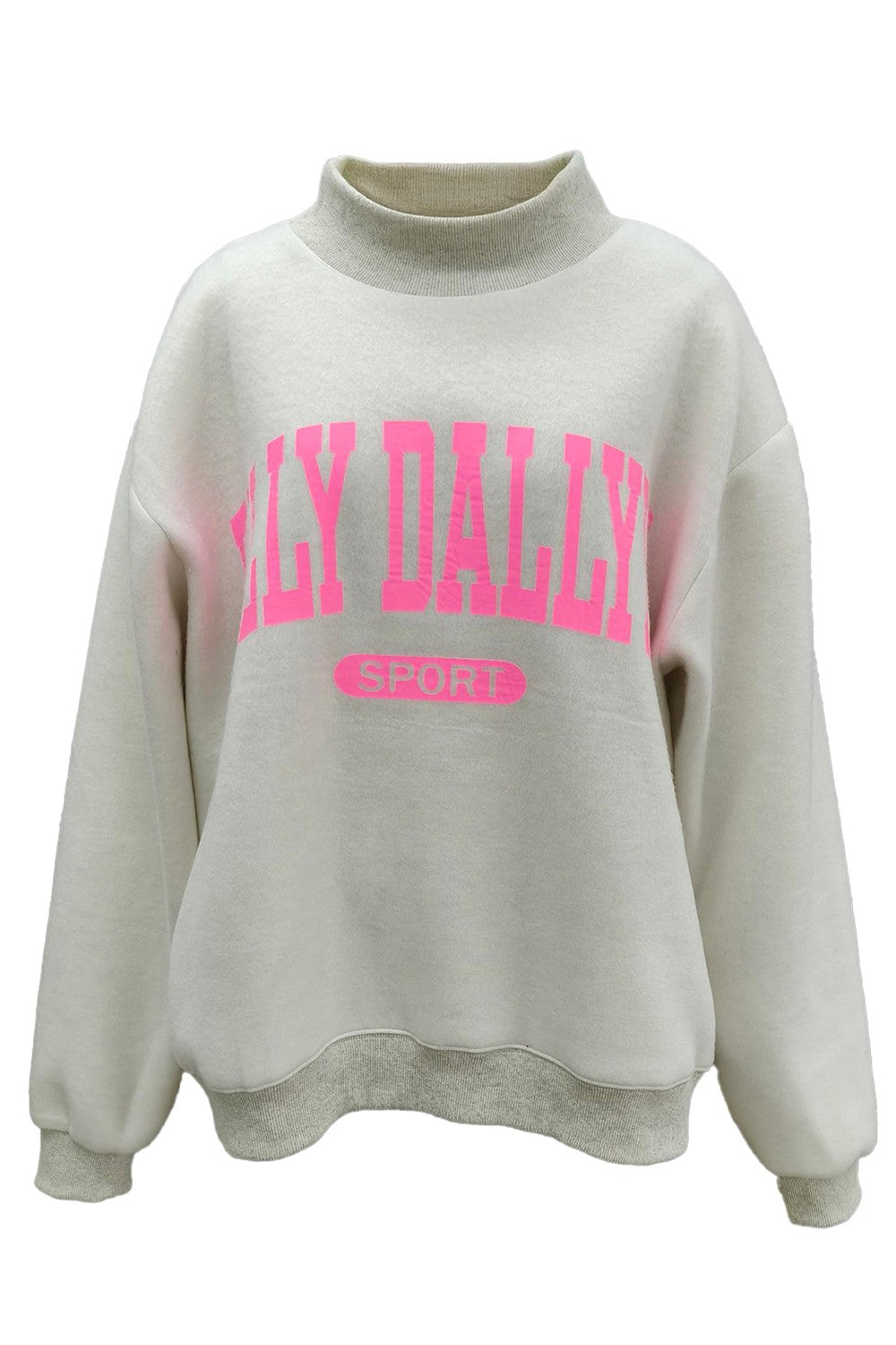 'Dilly Dallyin Sport' Reversible Sweatshirt Mockneck