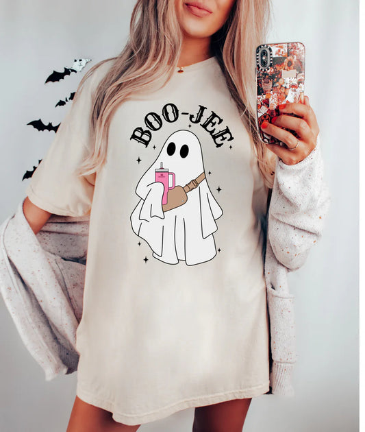 Bou-jee Ghost Tumbler Tee or Crew