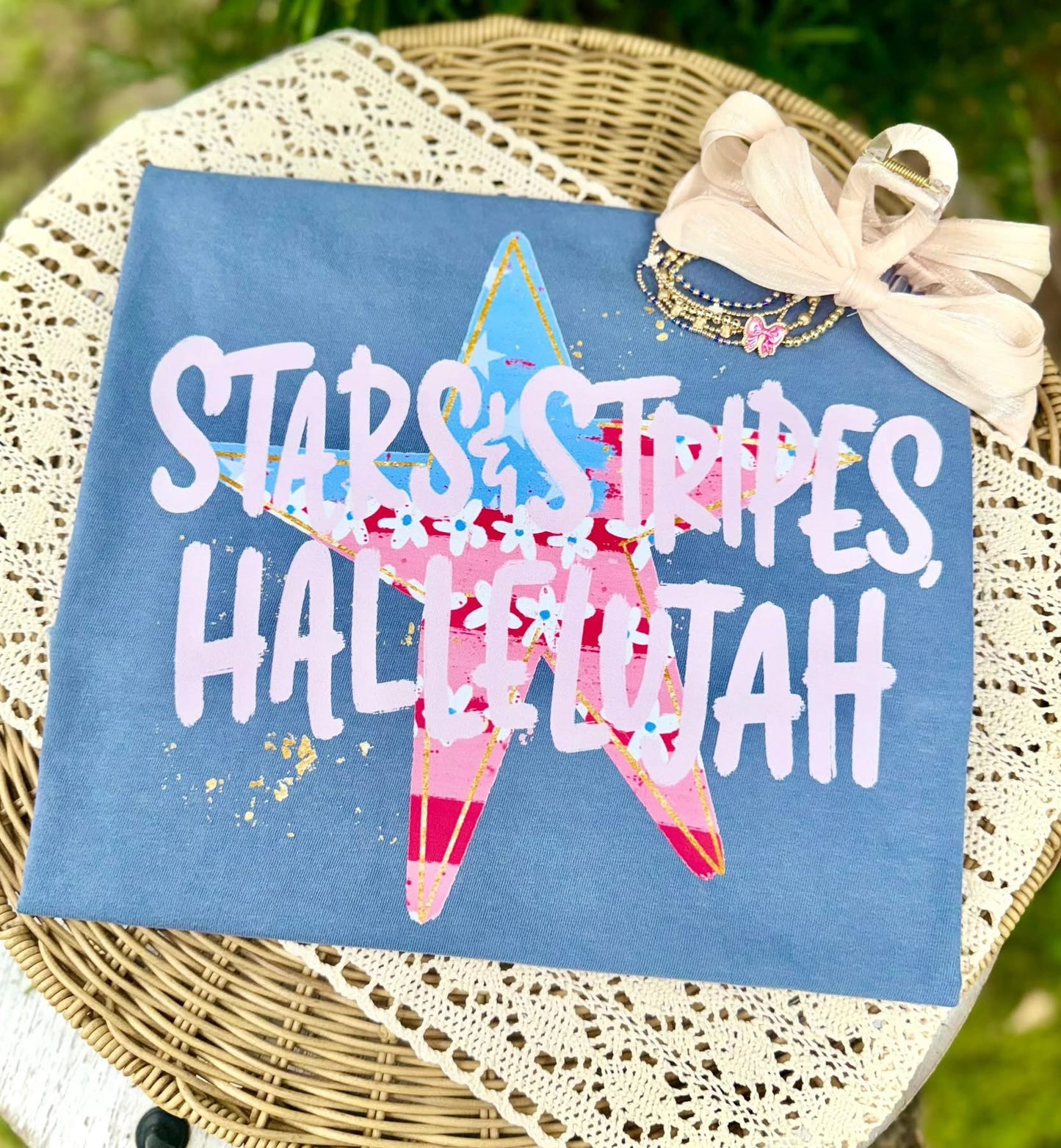 *Tee Tuesday* Stars Stripes Hallelujah Tee
