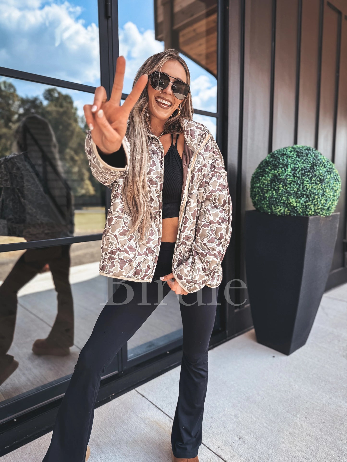 BIRDIE PREORDER Cozy Cloud Jacket in Duck Camo