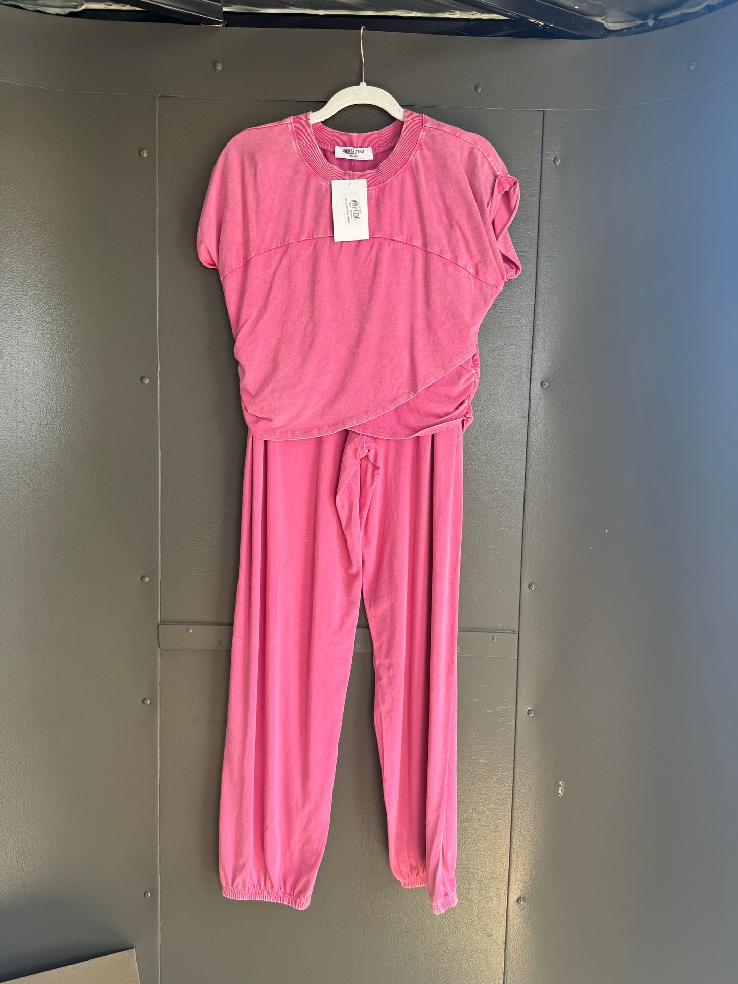 Hyfve Pink Jogger Set - Large