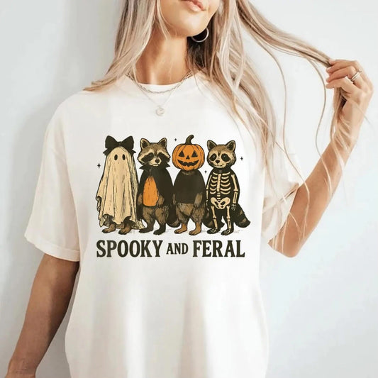 Spooky and Feral Tee or Crew