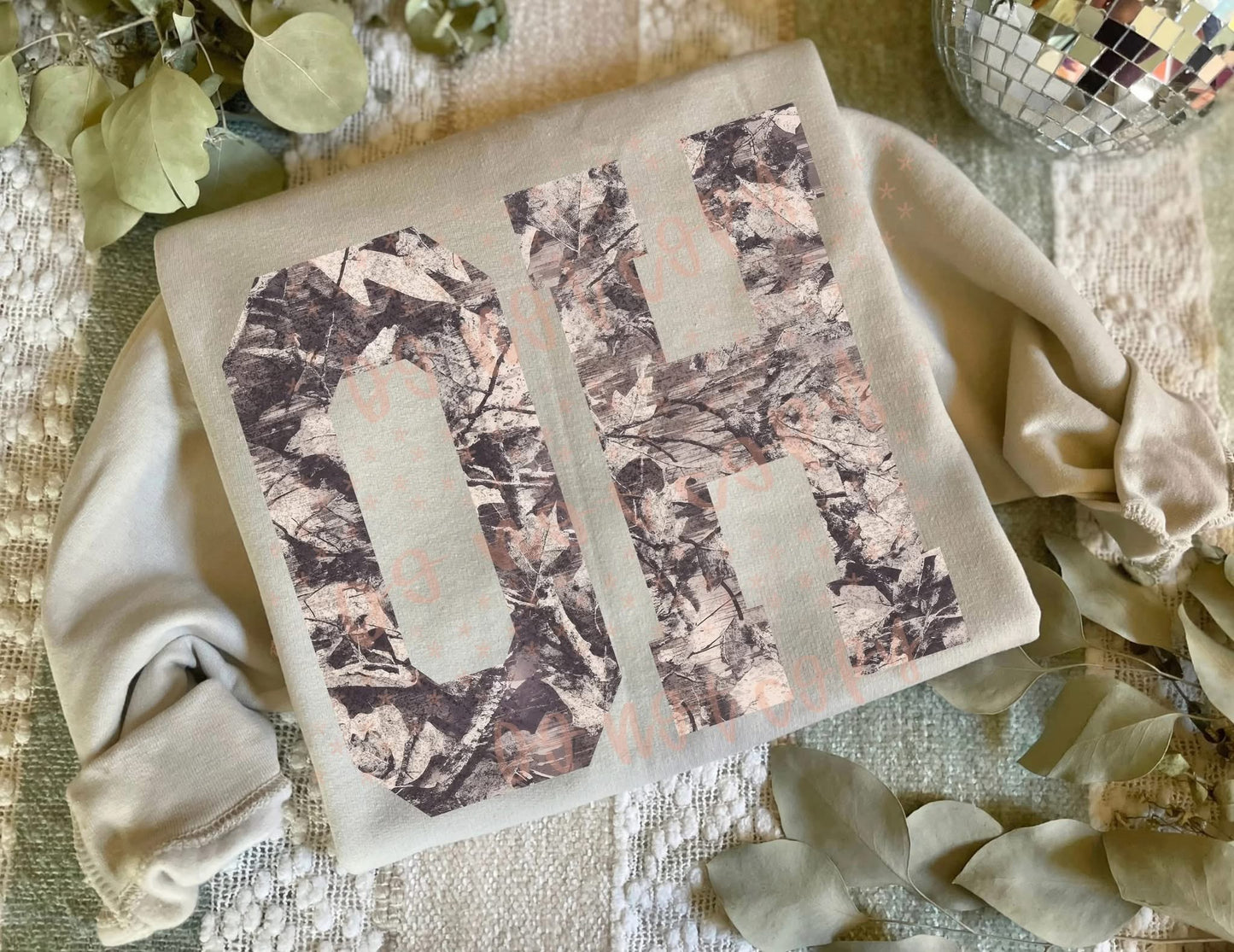 State Camo Tee or Crew
