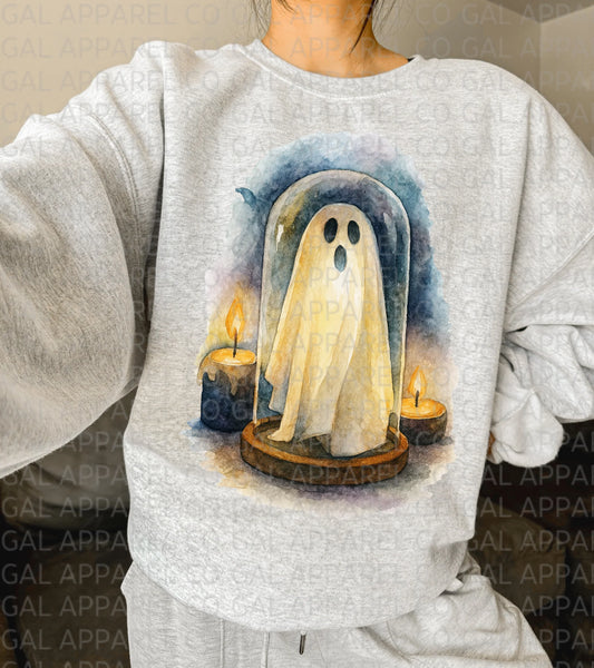 Candlelit Ghost Spirit Dome Tee/Sweatshirt