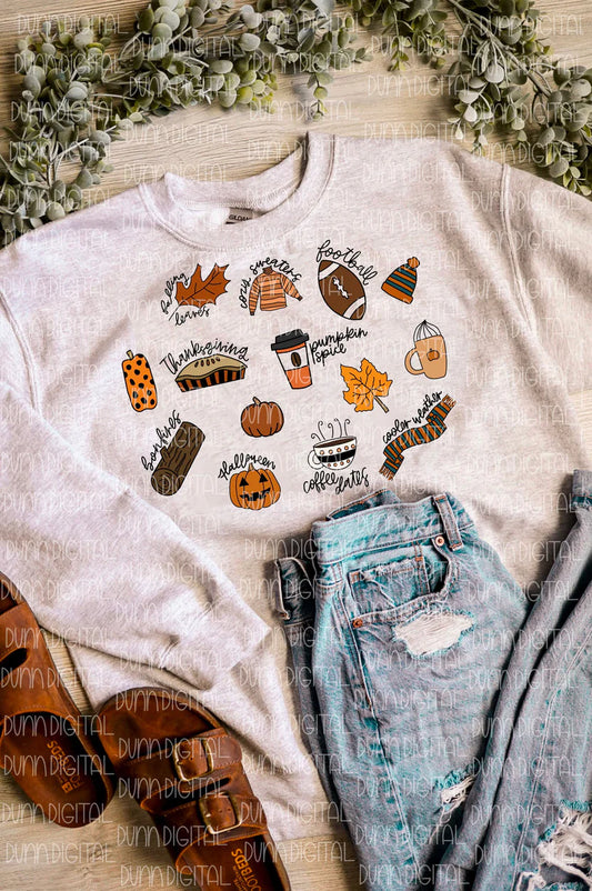 All the Fall Details Tee or Crew