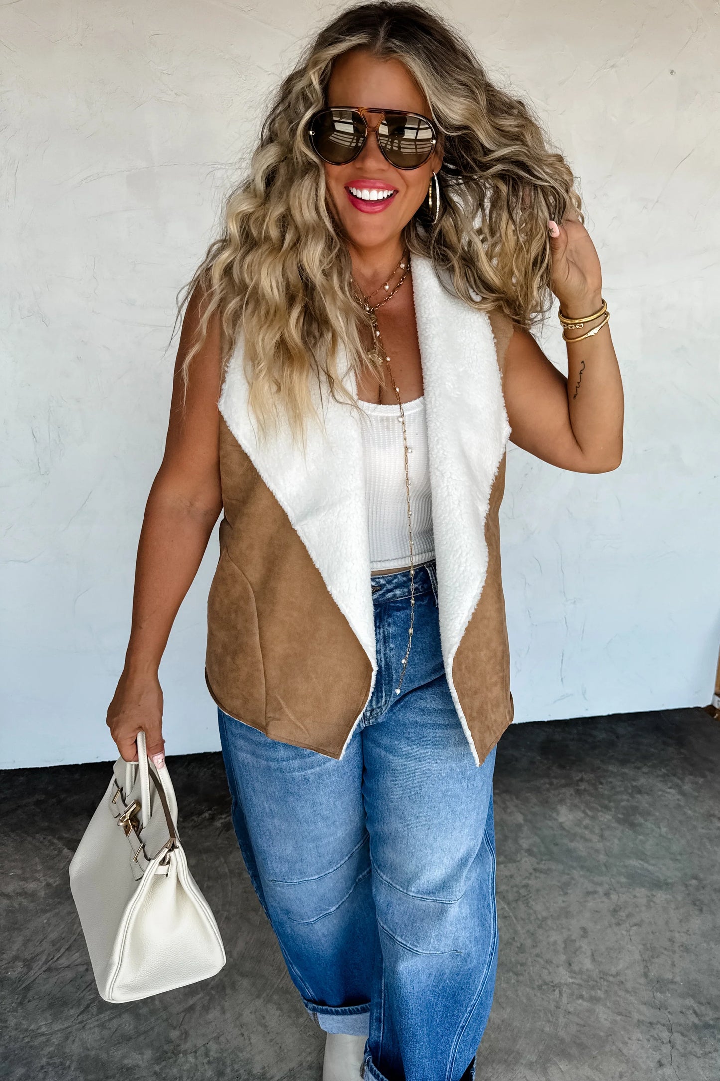 PREORDER- COLLINS SUEDE VEST