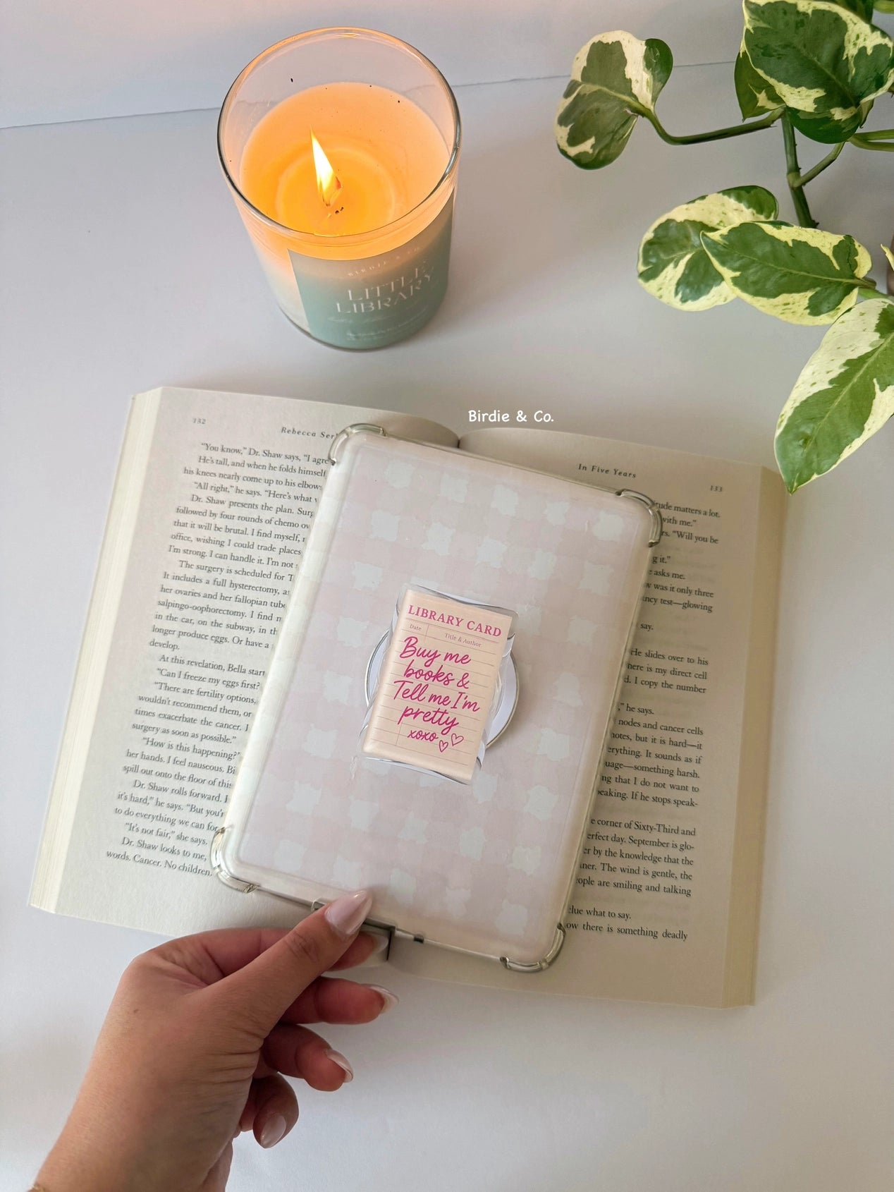 Buy Me Books and Tell Me I'm Pretty Kindle Grip