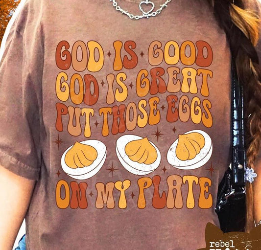 Deviled Eggs Tee or Crew