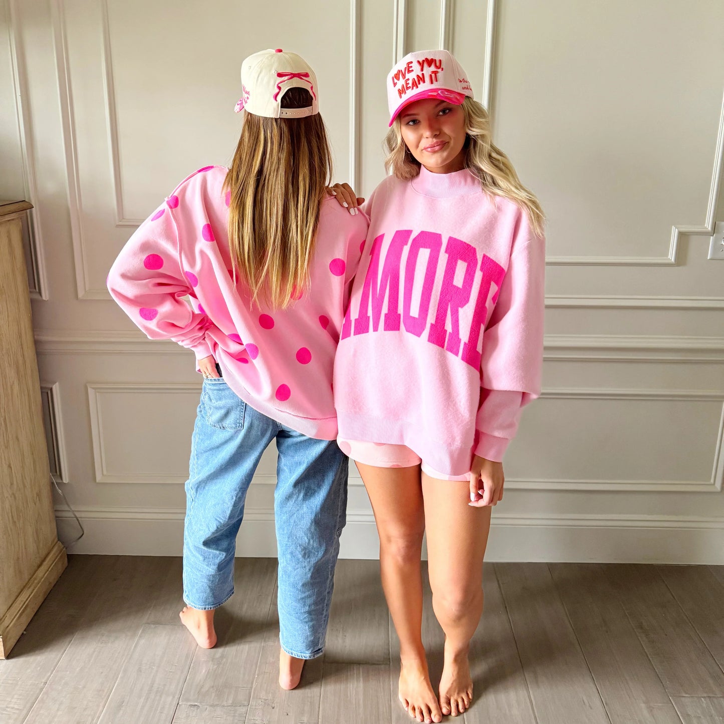 *PRE ORDER* Amore 2-Sided Mock Sweatshirt