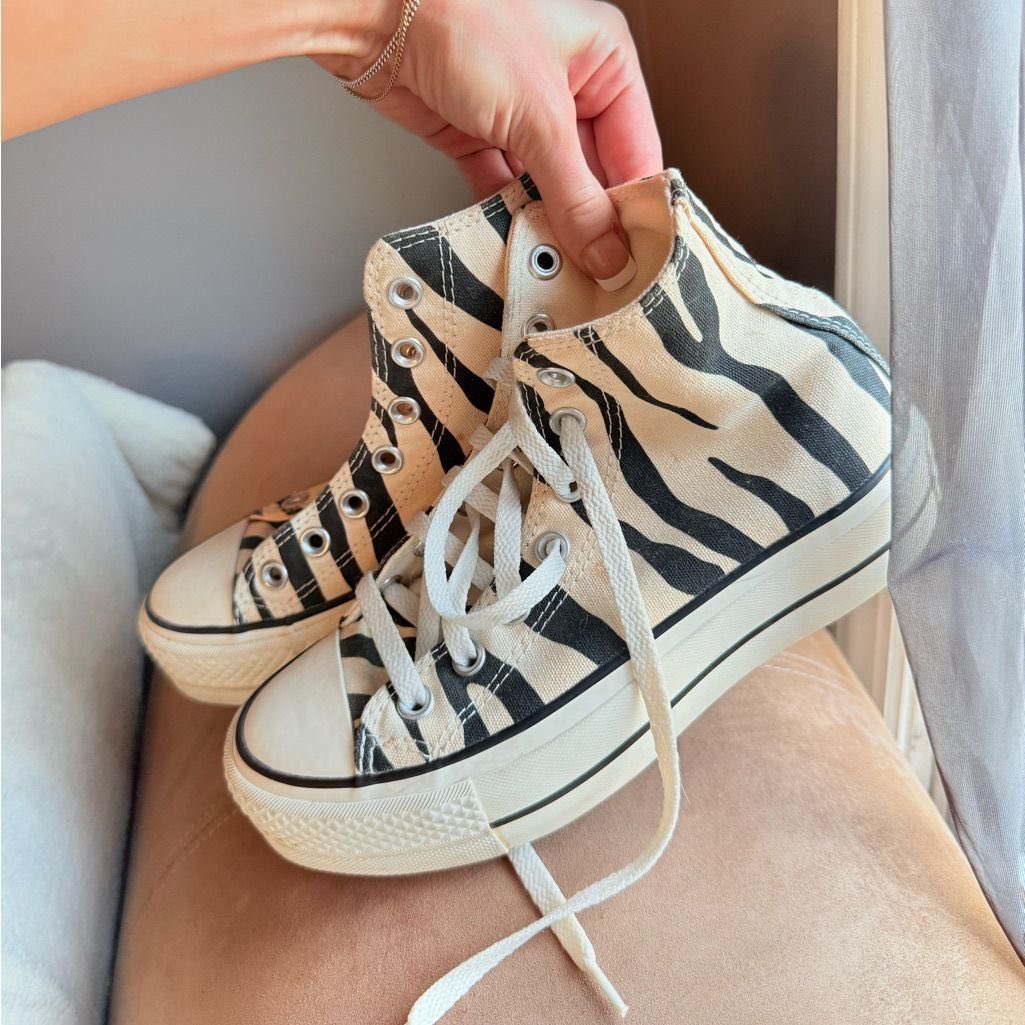 Zebra Patterned Inspired Sneaker