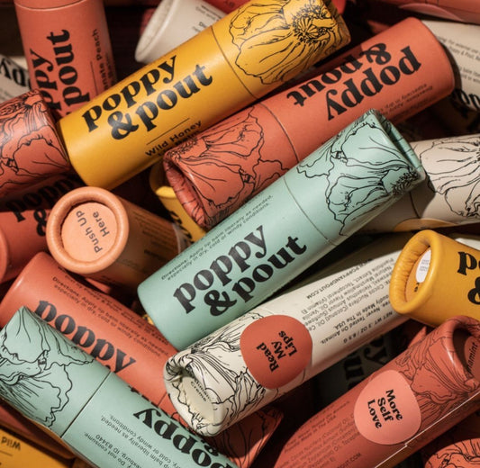 Poppy & Pout Lip Balm | Multiple Scents