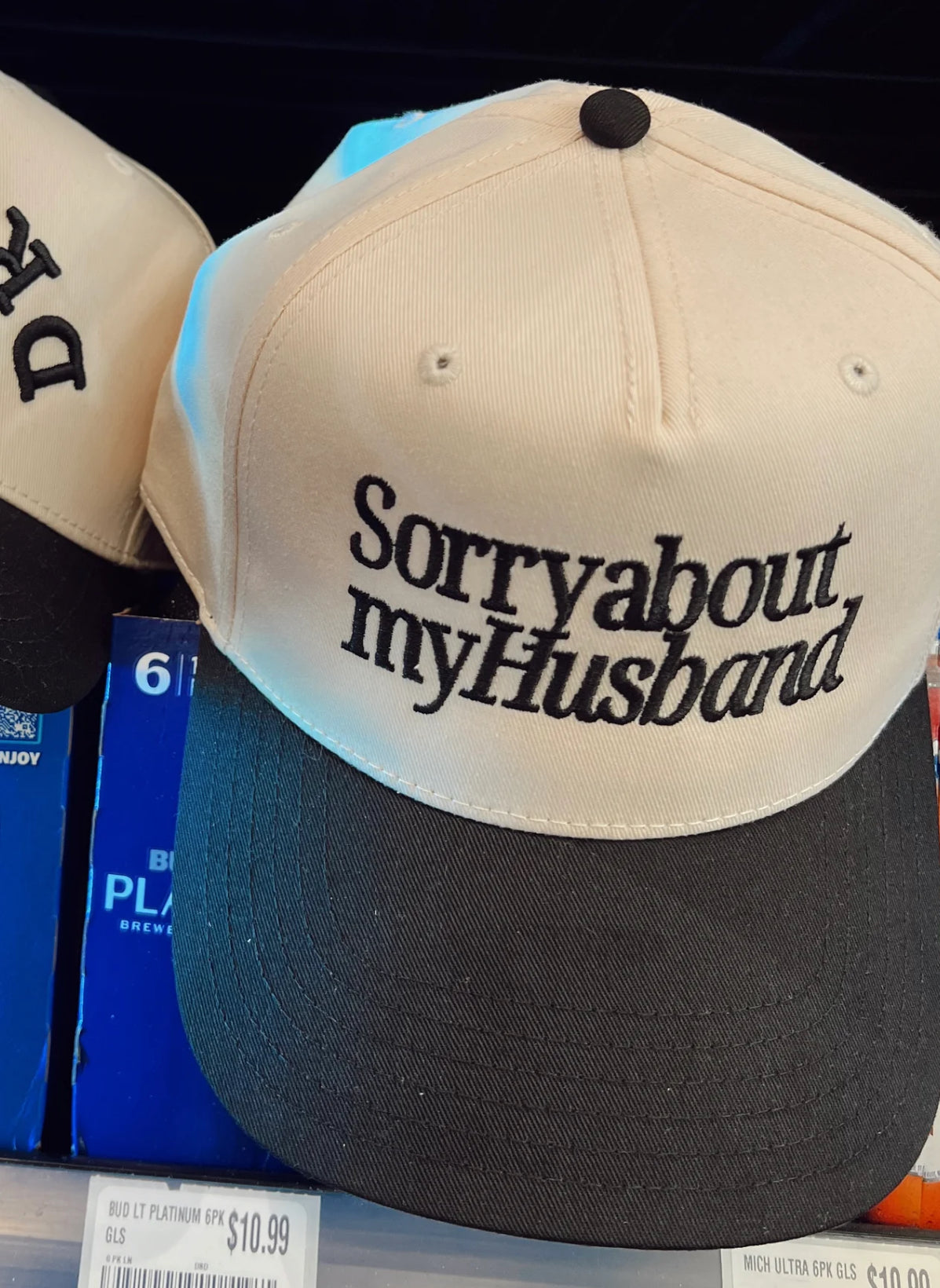 Sorry about my Husband / Wife Vintage Trucker Hat