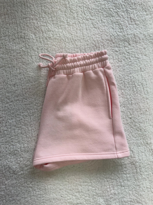Light Pink Sweat Shorts