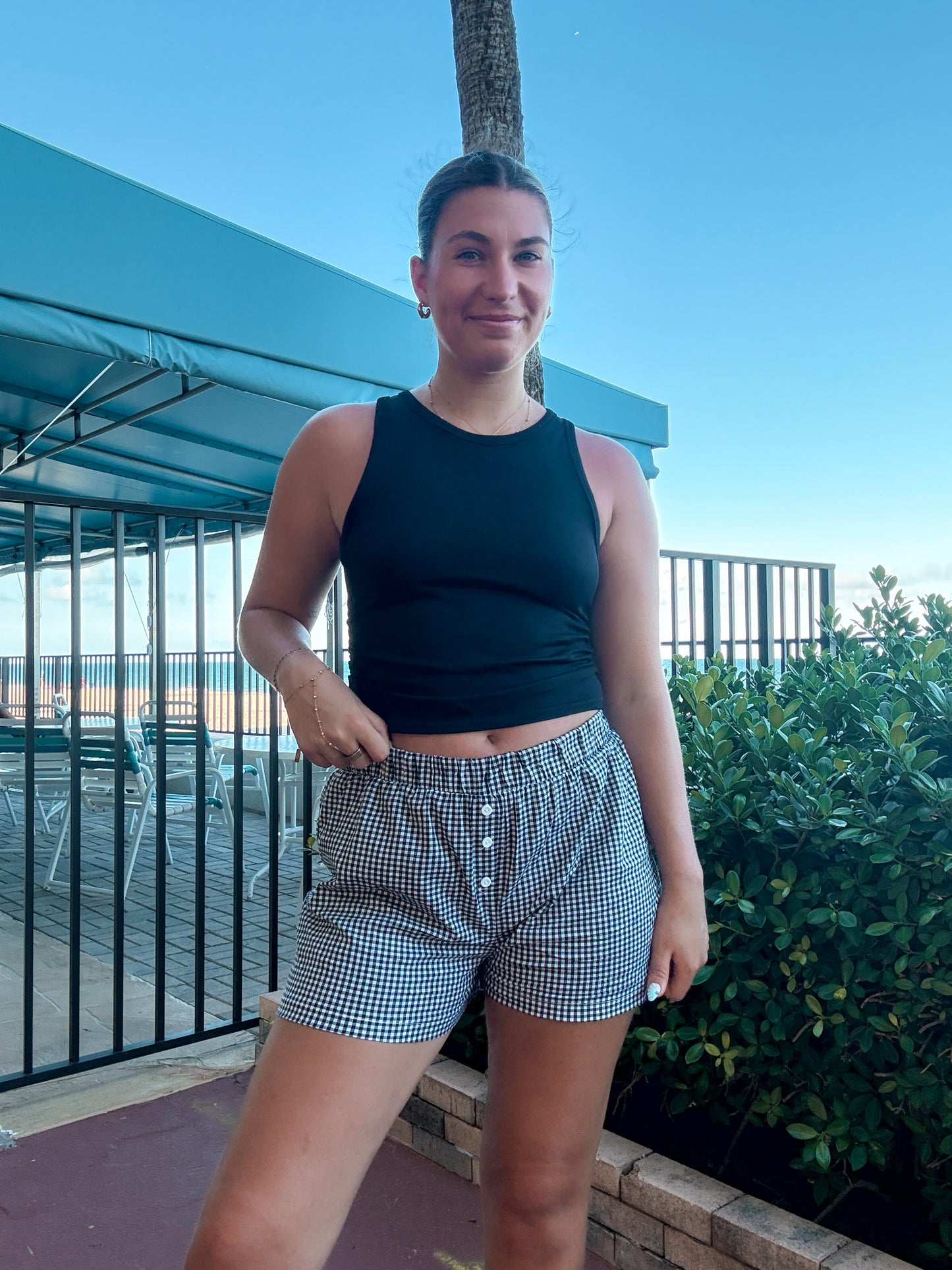 Gingham Boxer Shorts