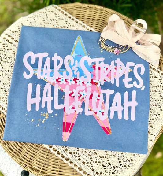 *Tee Tuesday* Stars Stripes Hallelujah Tee