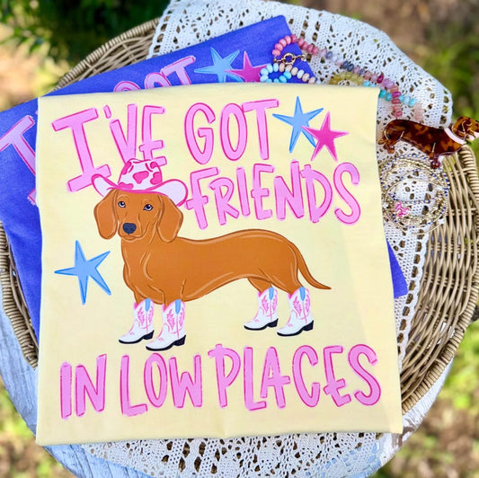 *Tee Tuesday* Friends in Low Places Weiner Dog Tee