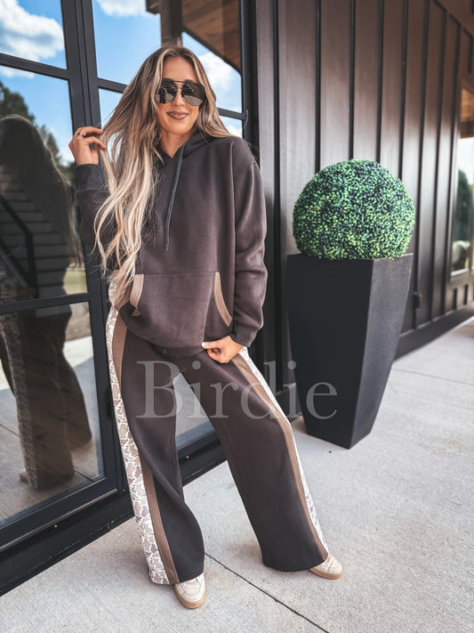 BIRDIE PREORDER Charcoal Hoodie Pant Set ( Sold Individually!)