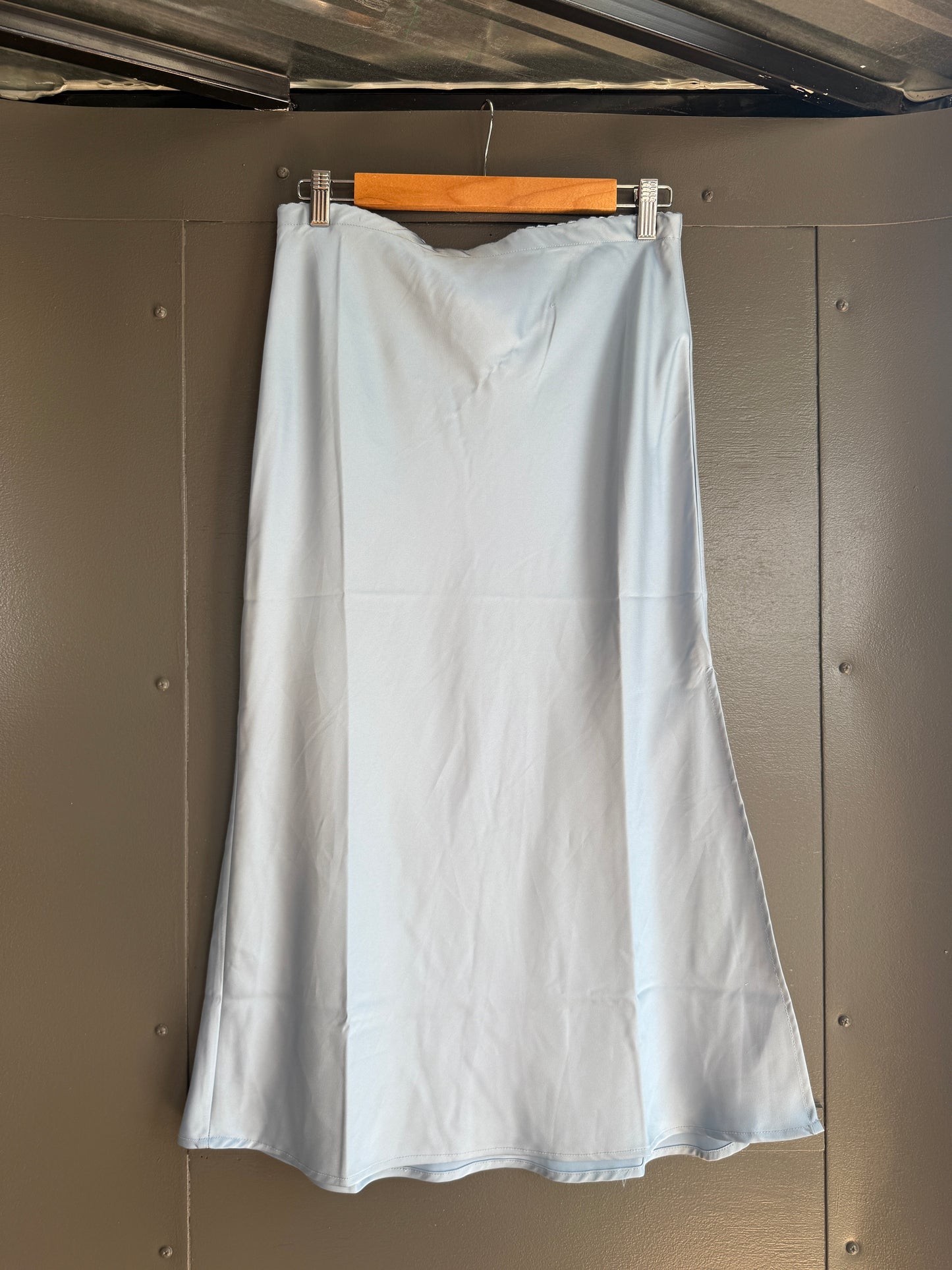 Workshop Satin Side Slit Skirt - SM & LRG