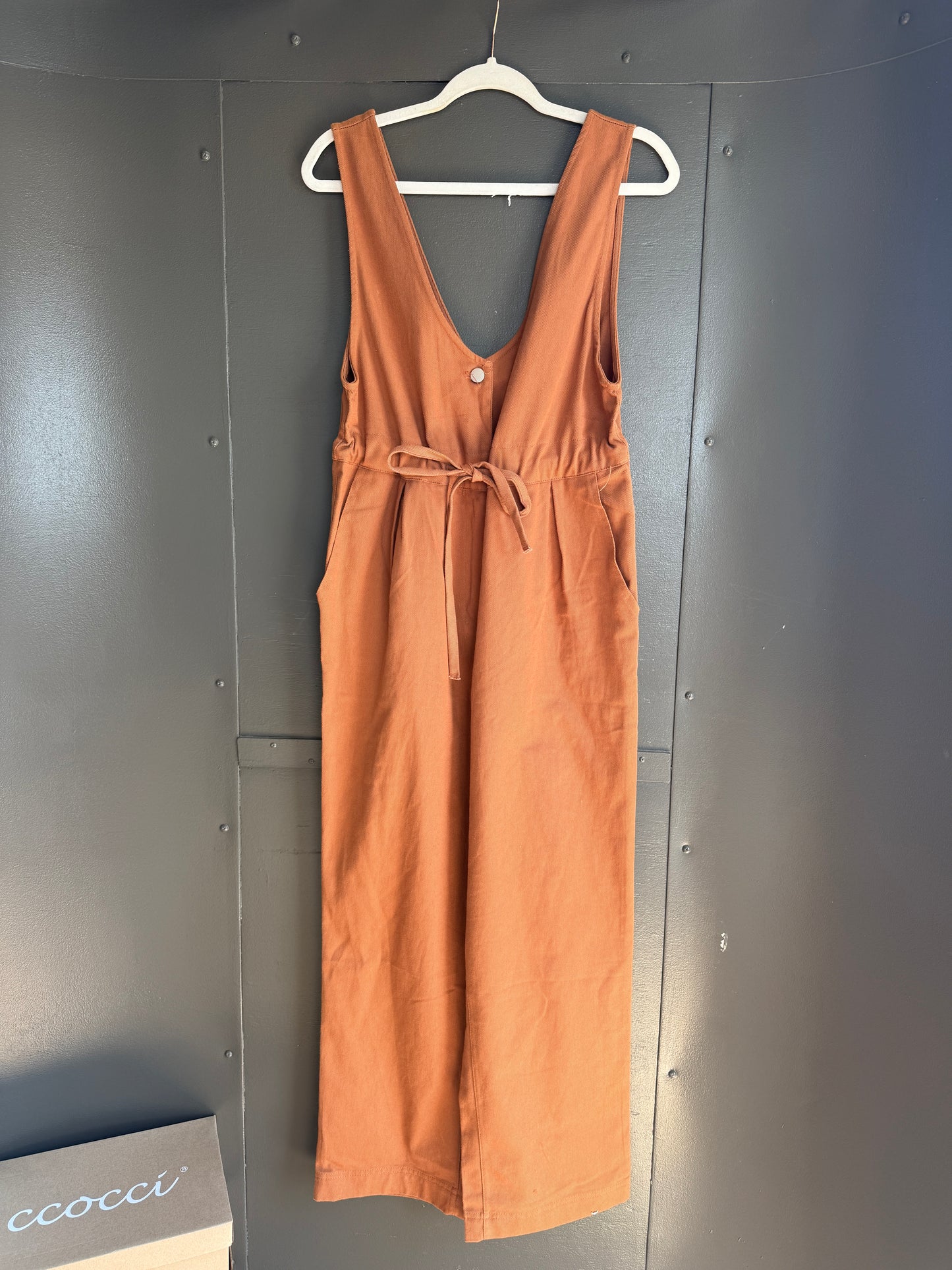 HYFVE BROWN PANT JUMPSUIT - SMALL