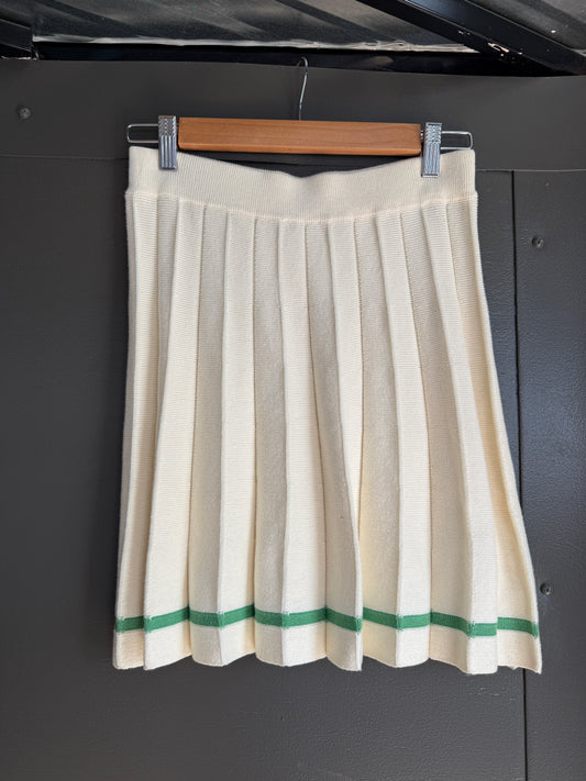 BAILEY ROSE WHITE TENNIS SKIRT - 1/1/1/0 XS-L