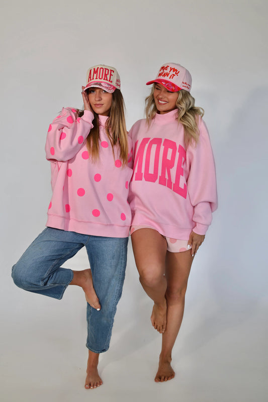 *PRE ORDER* Amore 2-Sided Mock Sweatshirt