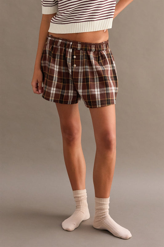 Maple Grove Plaid Shorts