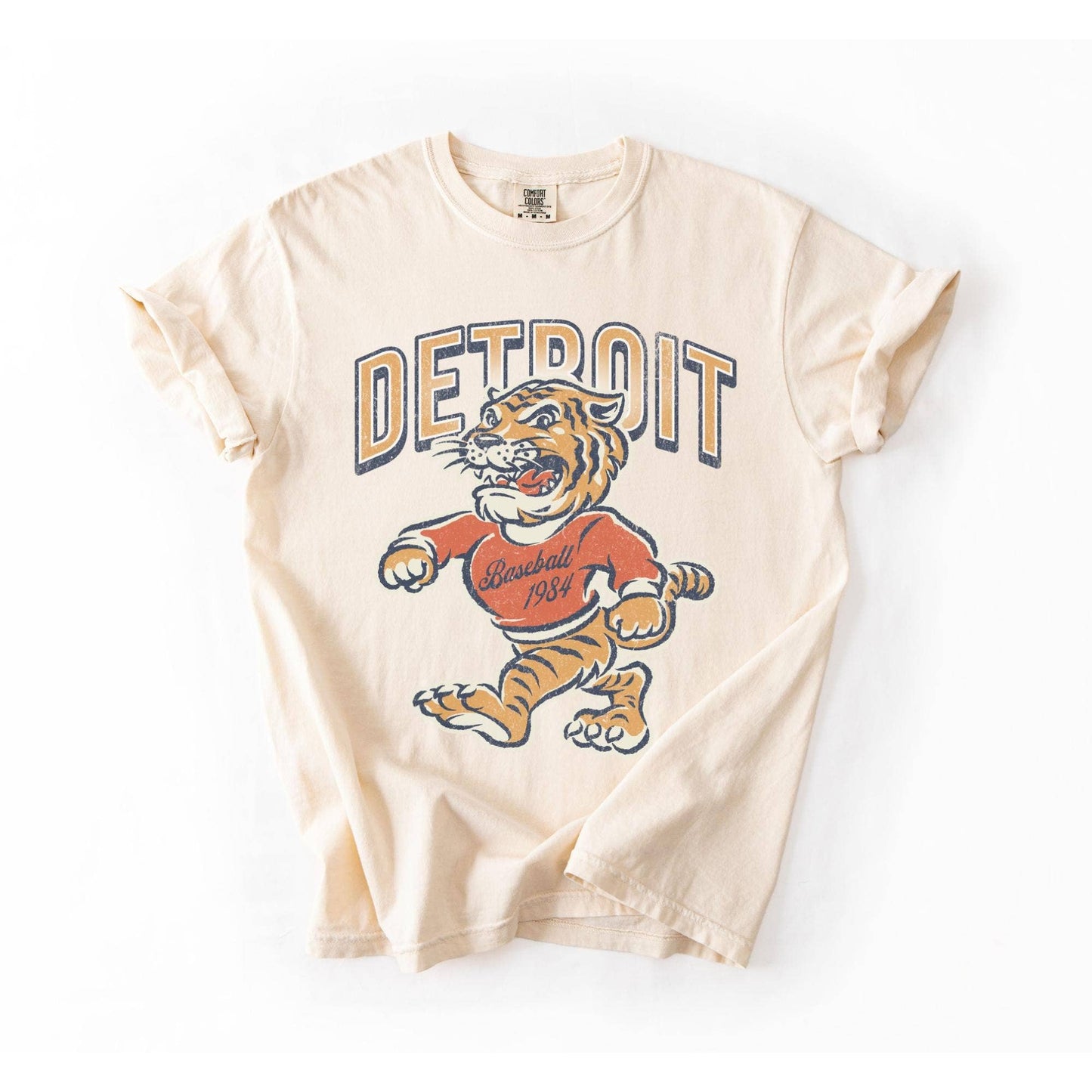 Vintage Detroit Tigers Baseball Tee - Game Day Apparel