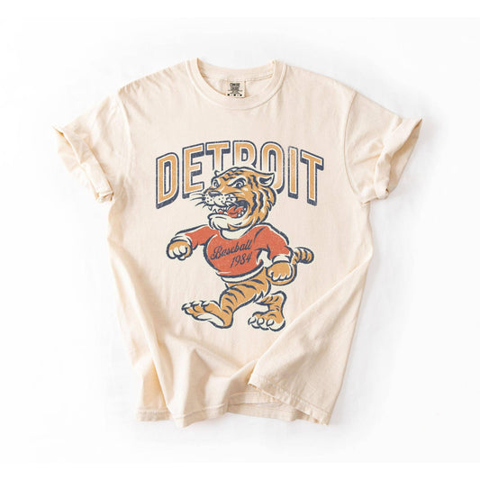 Vintage Detroit Tigers Baseball Tee - Game Day Apparel